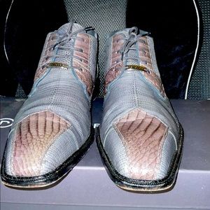 Use Genuine Crocodile & Lizard Belvedere Mens Shoe Size 13